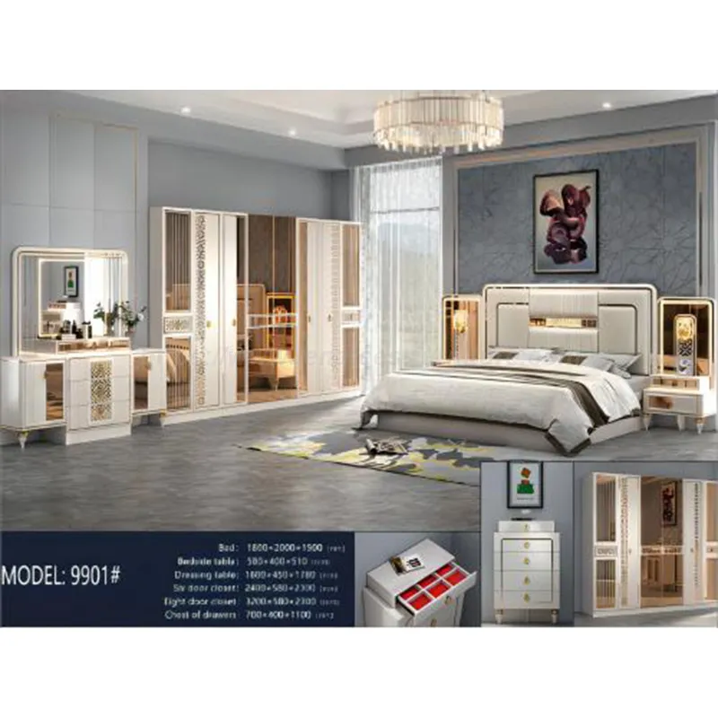 Italienisches Luxus-Schlafzimmermöbel-Set