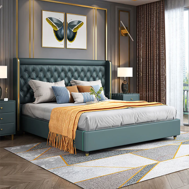 Light Luxury Designer Bedroom Bed