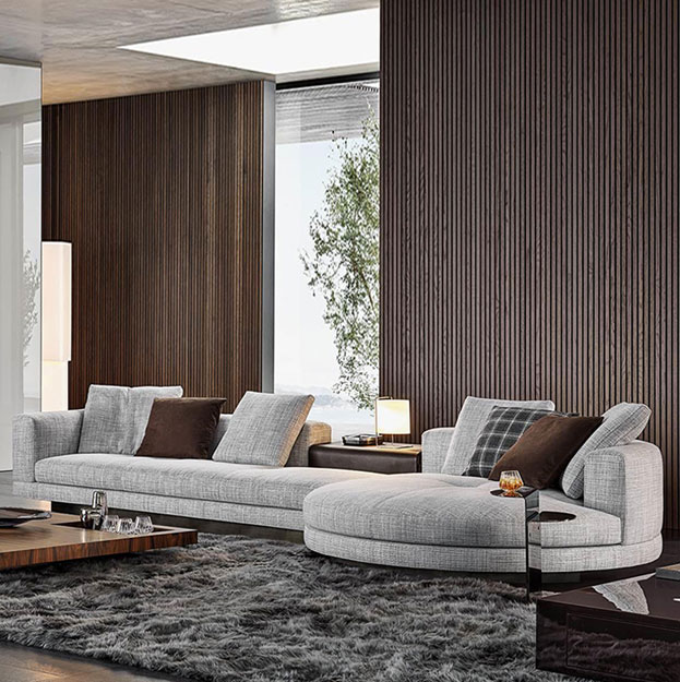 Conjuntos de sofás luxuosos para sala de estar