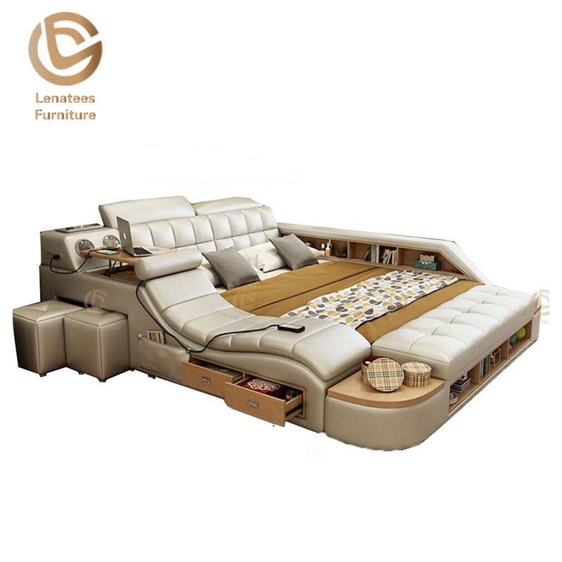 Multifunctional Bed with Bluetooth