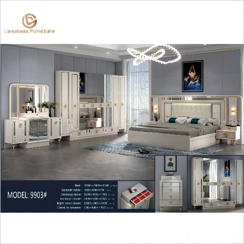 Modern Home Extra Large Luxury Bedroom Set