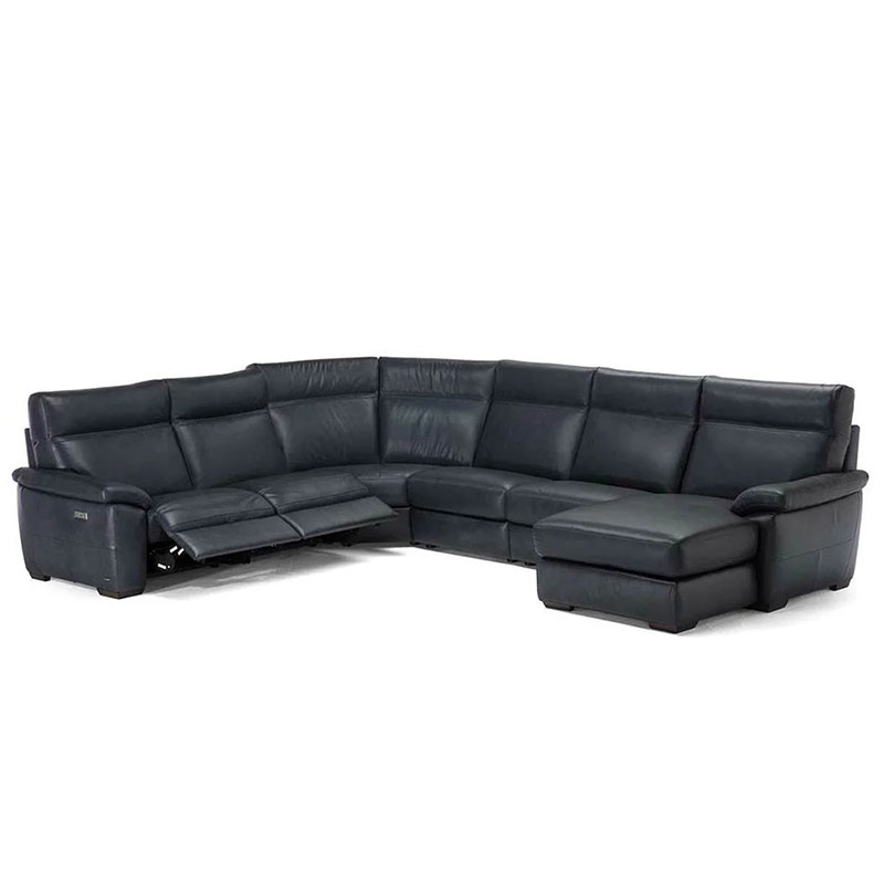 Intelligentes Sofa in L-Form mit Polsterung