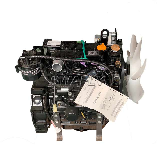 Yanmar 3 Cylinder Mechinery Engine Assembly 3TNV76 for Mini Excavator