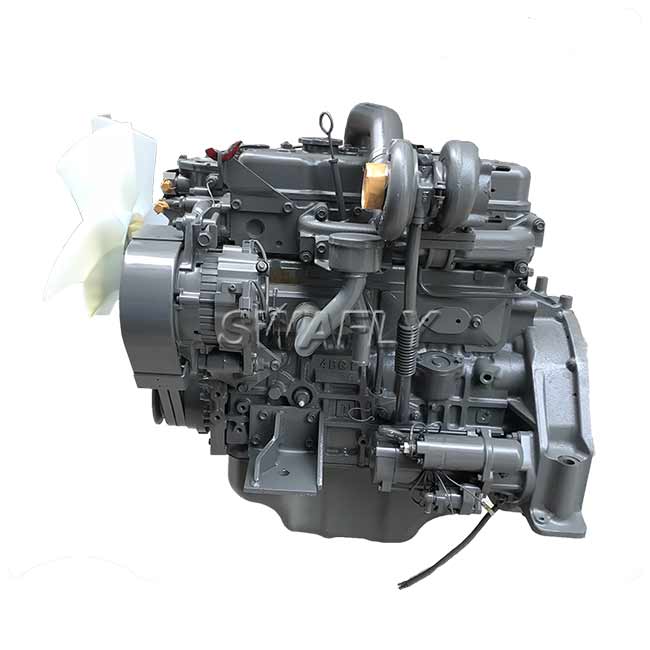 Isuzu 4-cylindret 4BG1T komplet motorsamling til Hitachi ZX120