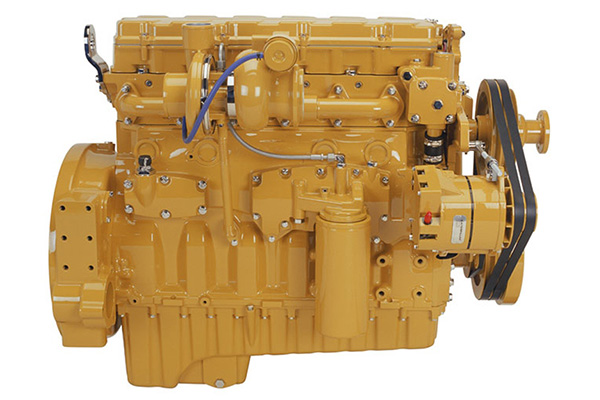 Basissituatie en hoofdcomponenten van de Cat C9-motor