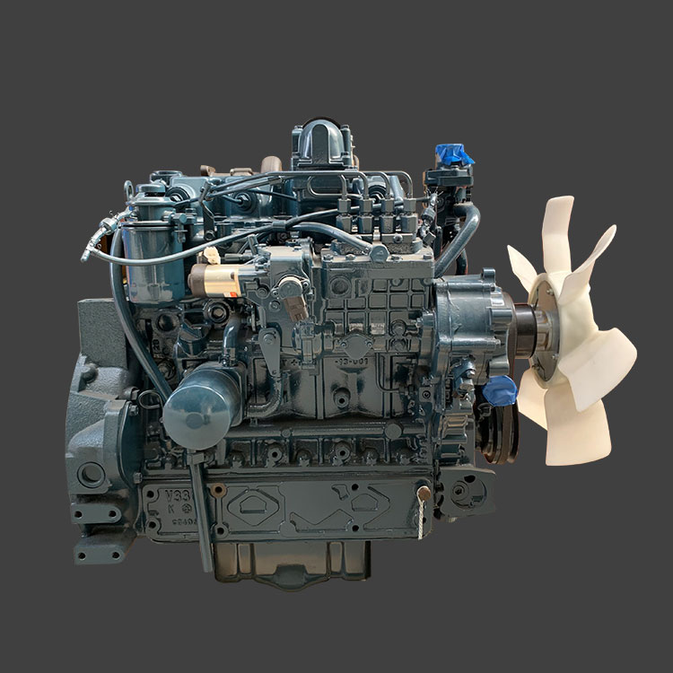 Montaje del motor Kubota V3800-t