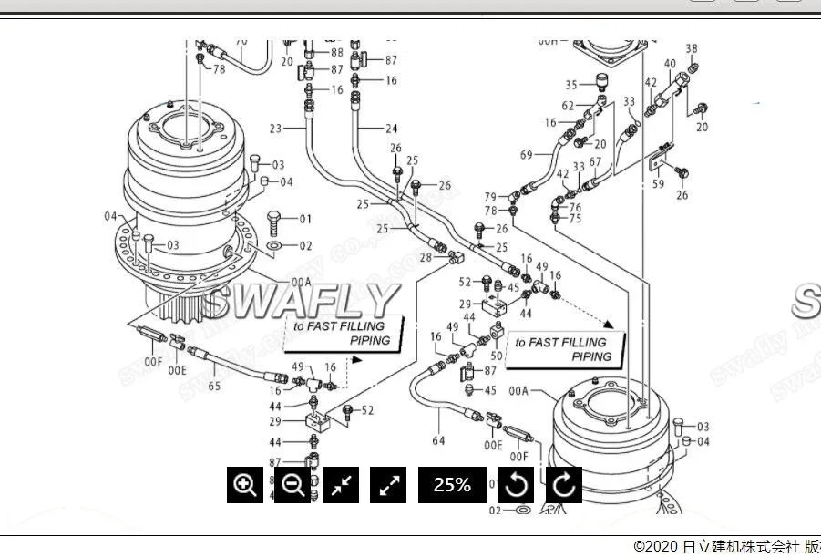 Kotak Gear Ayun Hitachi EX2500 9211624