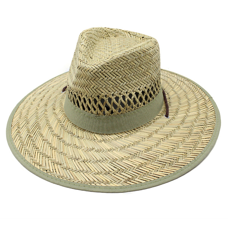 Cappello da sole Panama 100% paglia vuota per la pesca