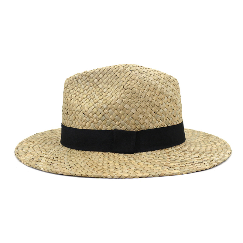 Cappello fedora da uomo in erba salata con fascia personalizzata