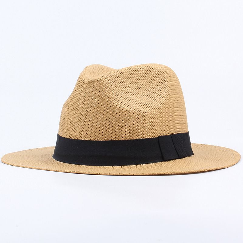 Kiinalainen klassinen olki Panama Beach -hattu miehille