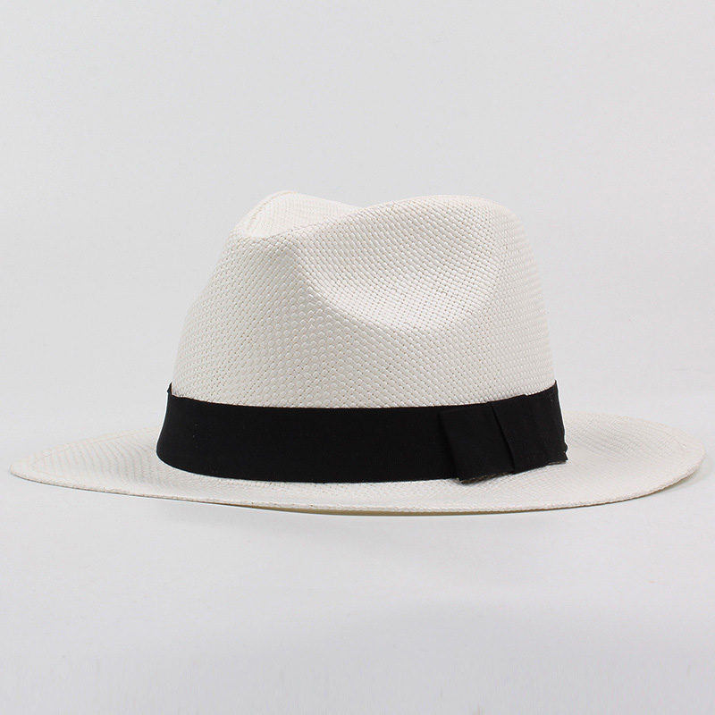 Kiinalainen klassinen olki Panama Beach -hattu miehille