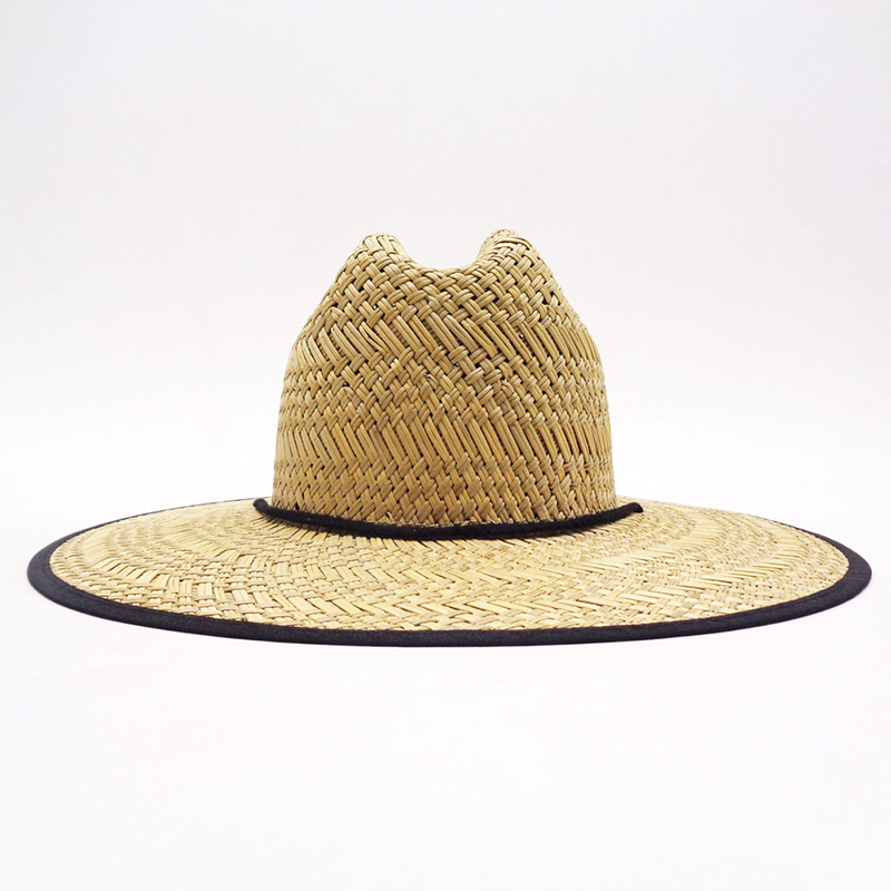 100% Natural Grass Lifeguard Straw Hat