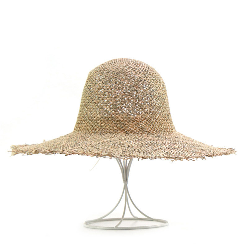 100% Natural Sea Grass Womens Floppy Hat