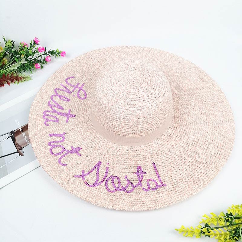 Do You Own Logo Lady Straw Hat for Summer