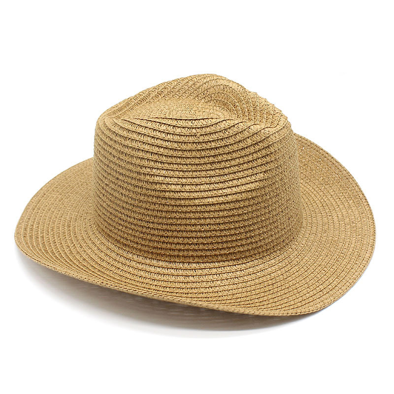 سادہ اسٹرا بریڈ کاؤبای ٹوپیاں