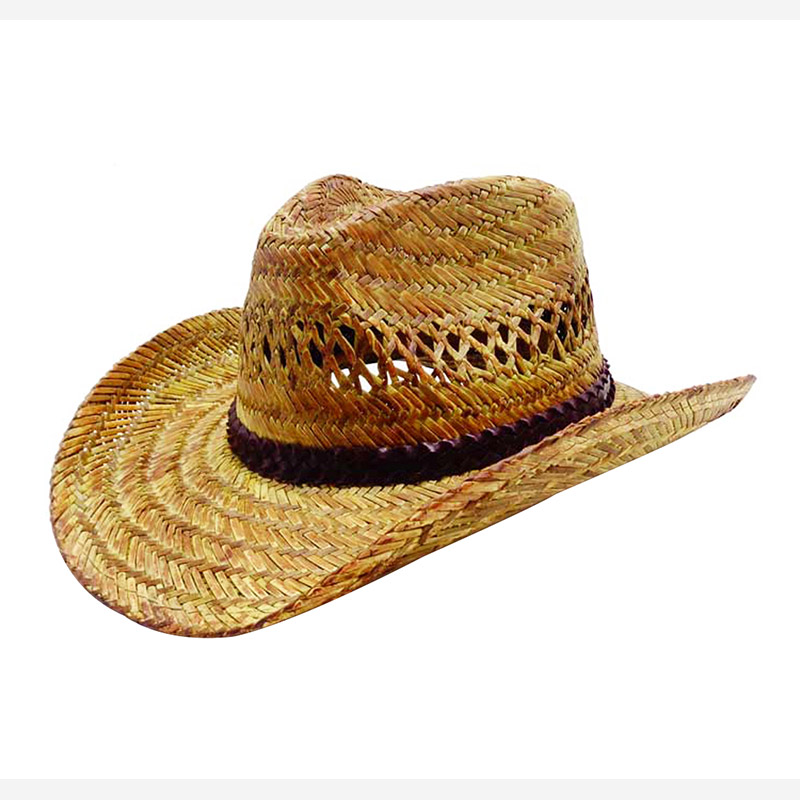 Ontto olkimiesten Cowboy-hattu