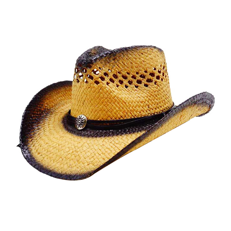 Miesten länsimainen olki Cowboy-hattu