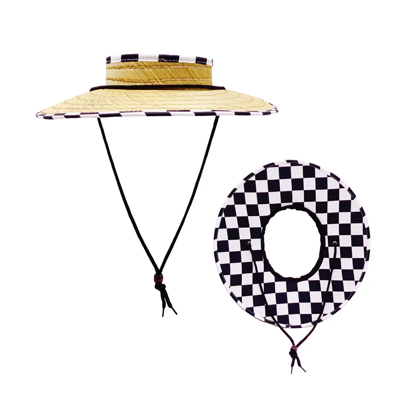 What Are the Characteristics of a Crownless Straw Hat?