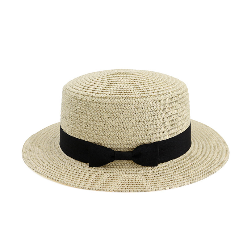 Multiple Color Plain Straw Boater Hat