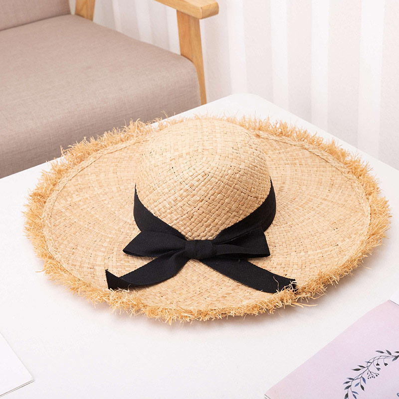 Cappello floscio in paglia di rafia Lady Beach dal design personalizzato