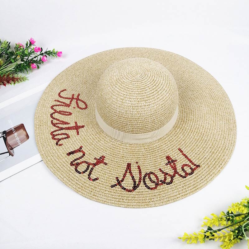 Do You Own Logo Lady Straw Hat for Summer