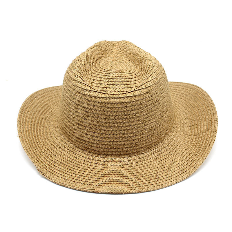 سادہ اسٹرا بریڈ کاؤبای ٹوپیاں