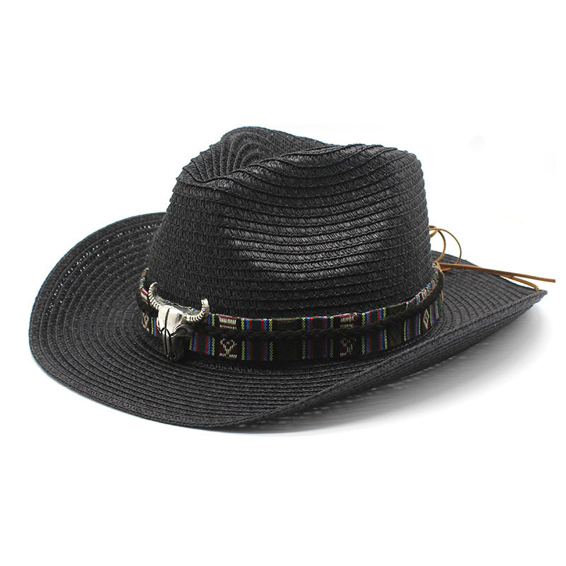 Cappelli di paglia da cowboy ripiegabili