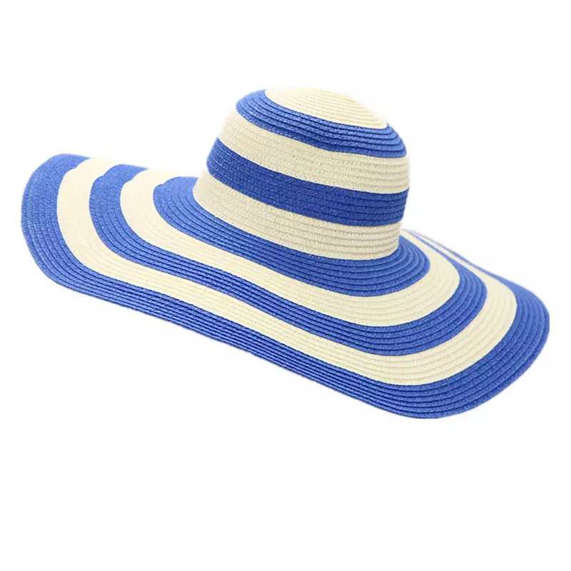 Disponibile Cappello da sole floscio a righe per signora