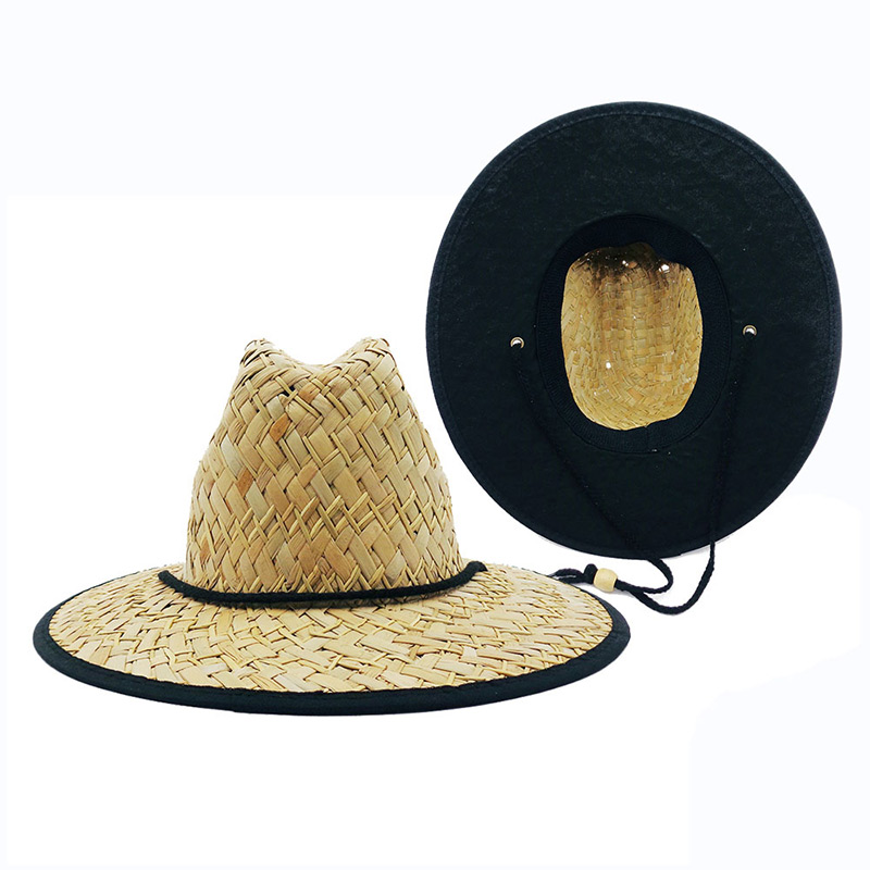 Black Fabric Bottom Lifeguard Hat
