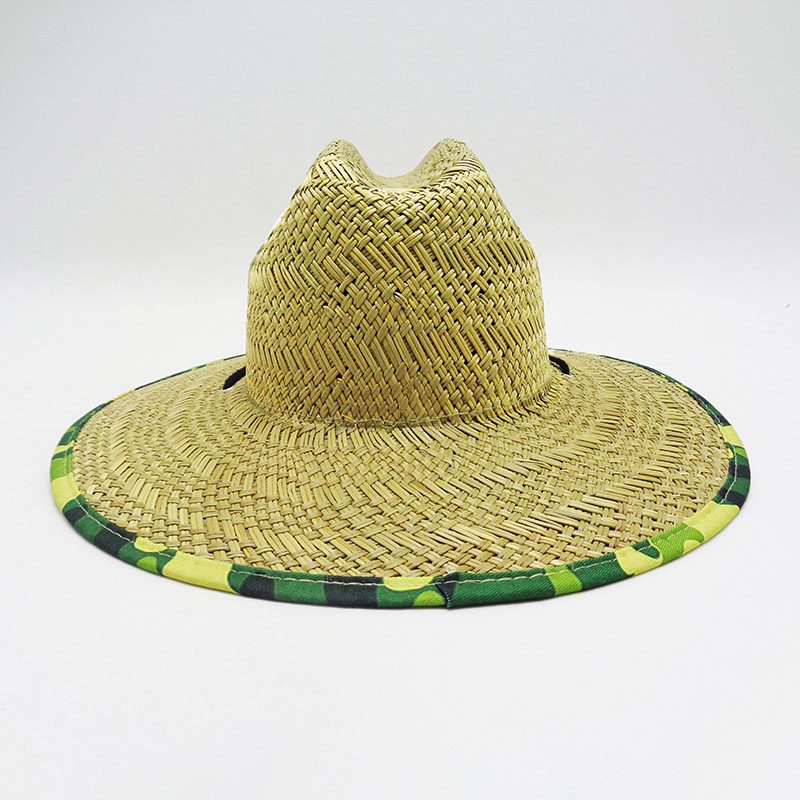 Camo Straw Hat