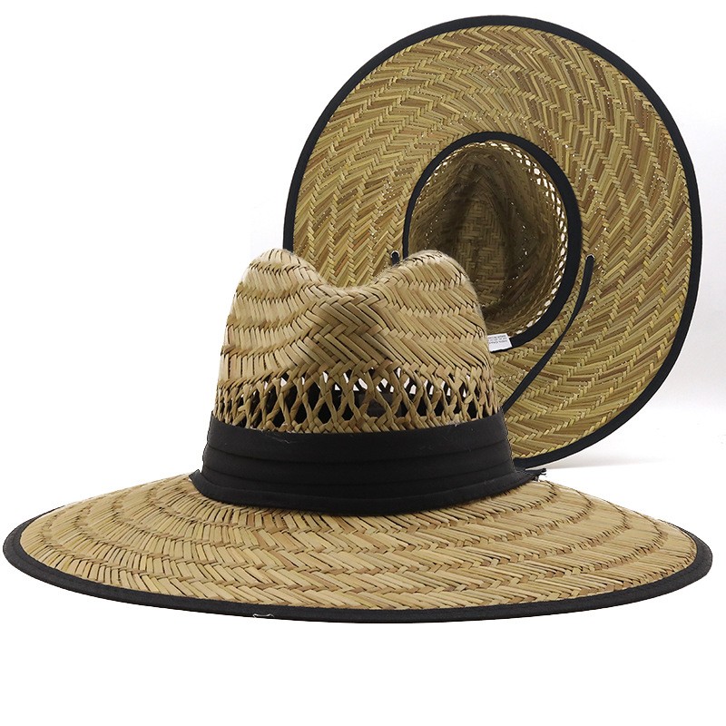 Čínska továreň plážový slamený klobúk Fedora