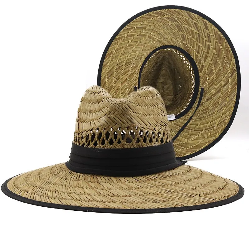 Chapeau de paille fedora de plage d'usine de Chine