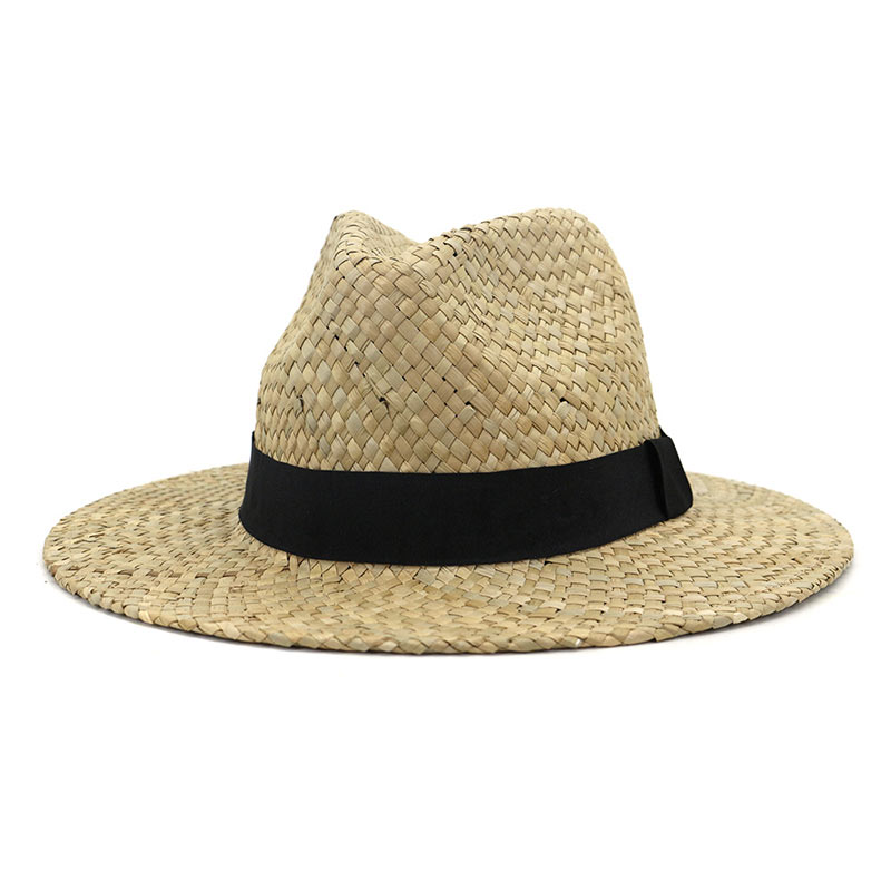 Custom Band Salt Grass Mens Fedora Hat