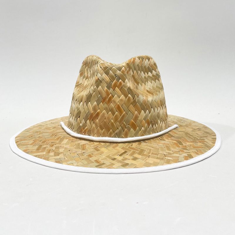 Personalizowany kapelusz z naturalnym nadrukiem słomkowym