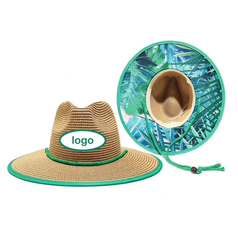 Cappello da spiaggia in paglia di carta a basso prezzo