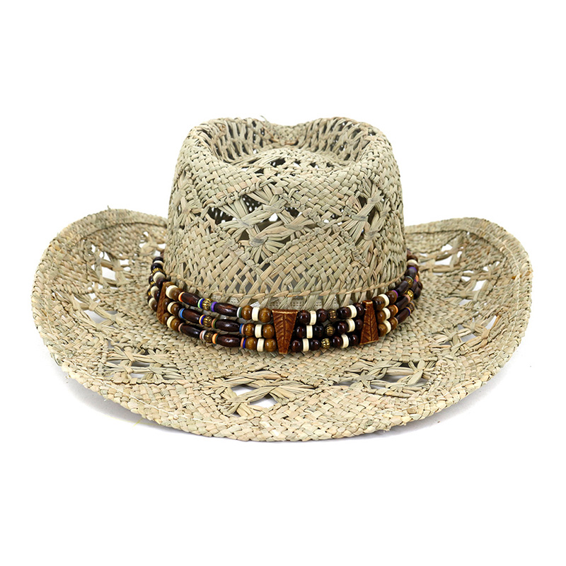 Natural Grass Cowboy Summer Hat