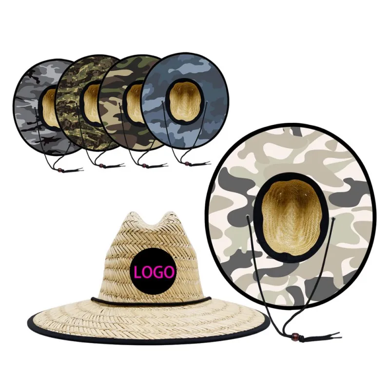 Outdoor Camouflage Straw Hats