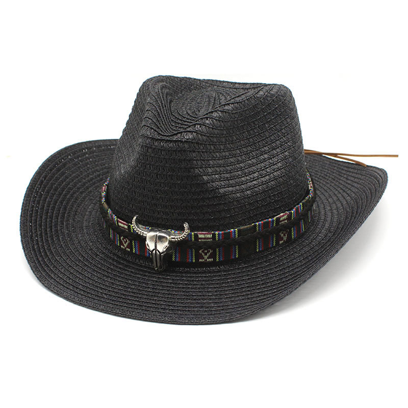 Pakowalne kowbojskie kapelusze słomkowe