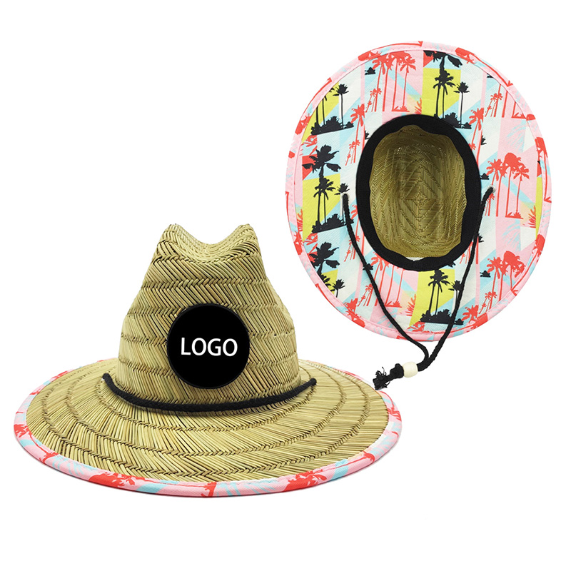 Toddler Girls Lifeguard Straw Hat