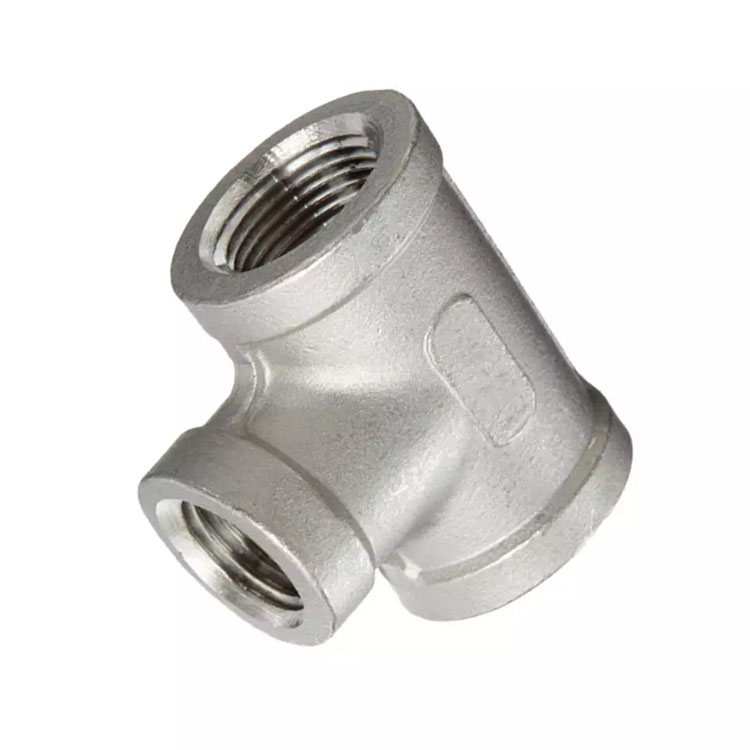 Stainless Steel 3 Way T Pipe Connection Joint - 1