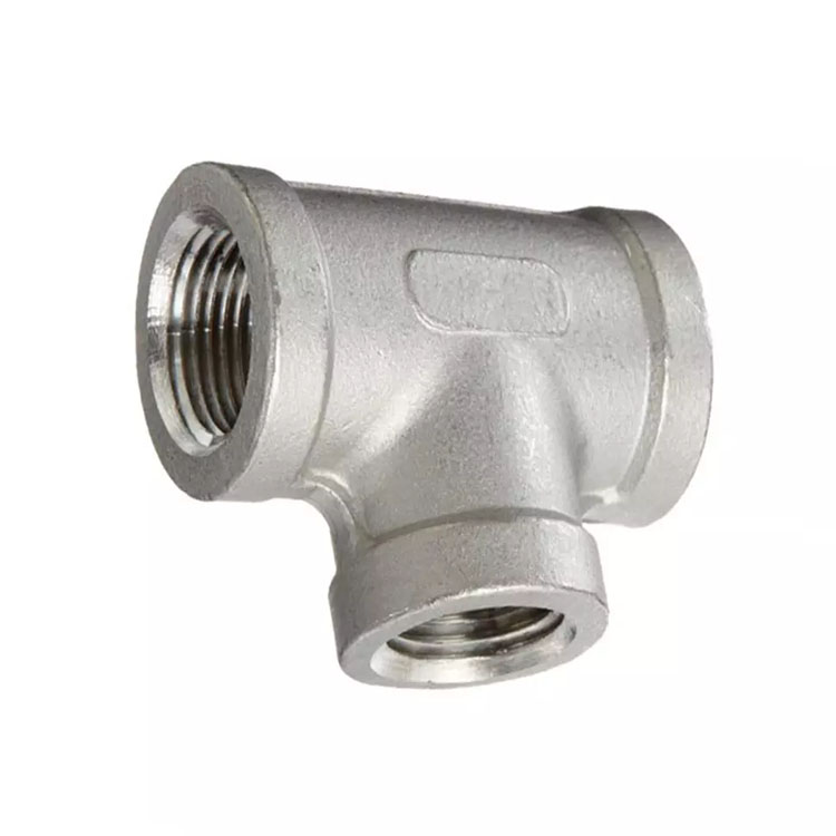 Stainless Steel 3 Way T Pipe Connection Joint - 2 