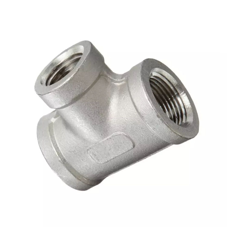 Stainless Steel 3 Way T Pipe Connection Joint - 5 