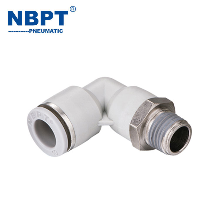 China Elbow One Touch Push In To Connect Pneumatic Fittings