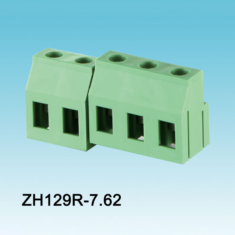 129-7.62 Zielony blok zacisków śrubowych PCB