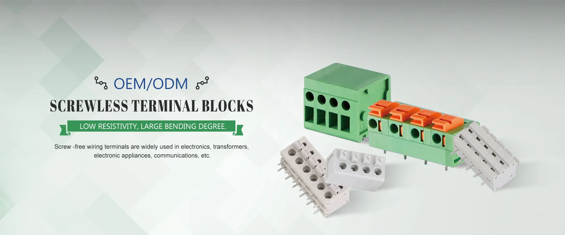 China Screwless Terminal Blocks Manufacturers