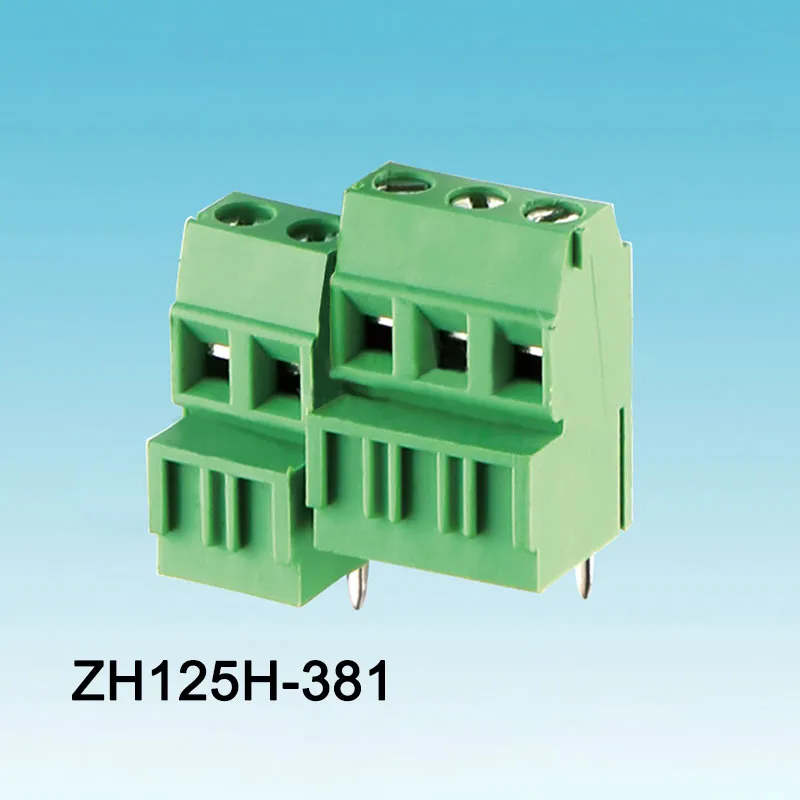 3.81 Højskruet PCB-klemmeblok