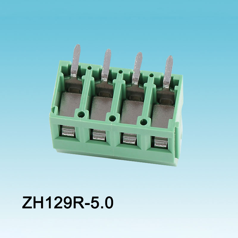 Vervang de 129-5.0 Groene PCB-schroefaansluiting