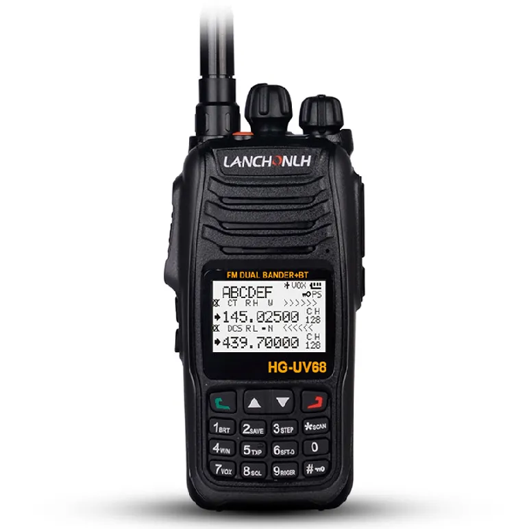 Dwusegmentowe radio walkie-talkie Bluetooth lotnicze UV