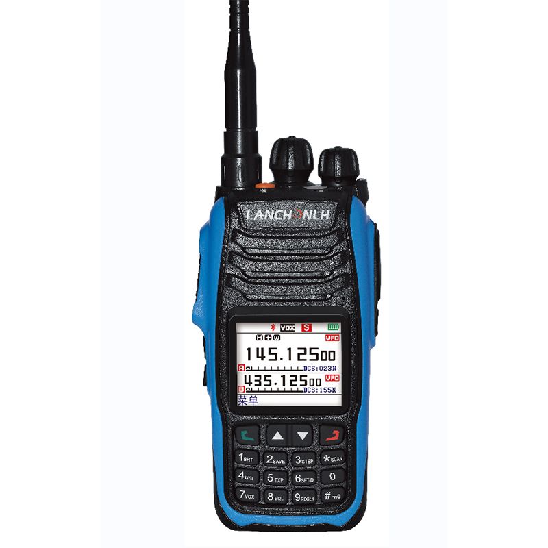 Digital DMR og analog VHF/UHF Walkie talkie bærbar radio