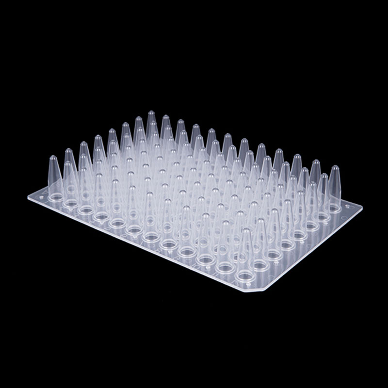 96 Brønd 0,2ml Transparent No Skirt PCR-plade